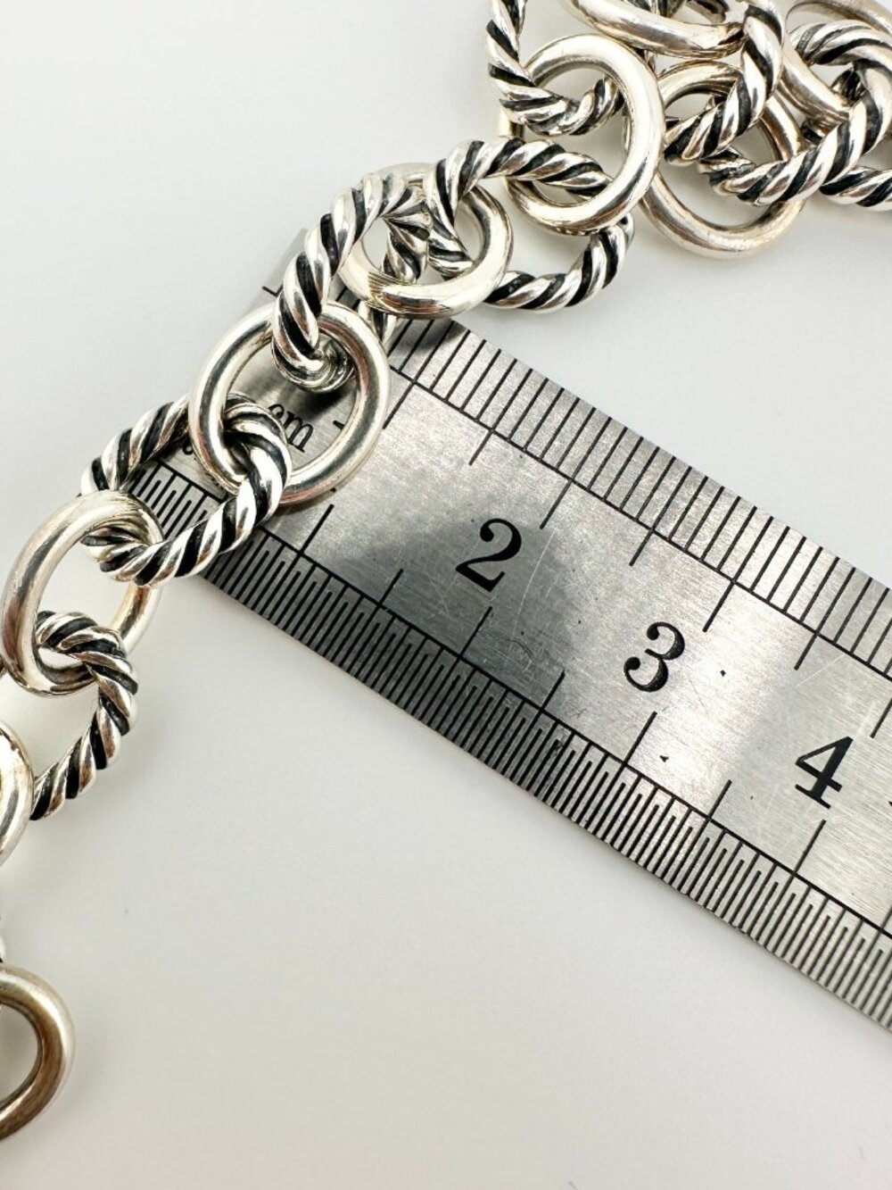 David Yurman Oval Link Chain Bracelet in Sterling Silver - 10mm - Medium - Picture 13 of 13